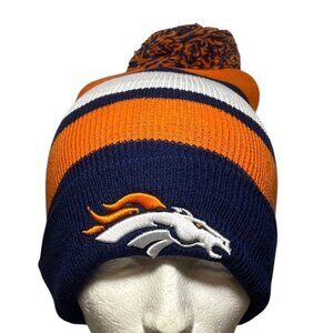 Denver Broncos NFL Bud Light Knit Beanie With Pom Acrylic Winter Hat
